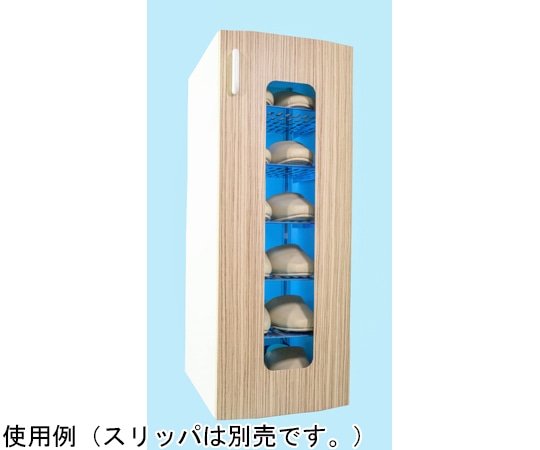 東邦歯科産業 UVクリーン キュート6足 光触媒 左取手 総木目調シート ゼブラウッドライト  1台（ご注文単位1台）【直送品】