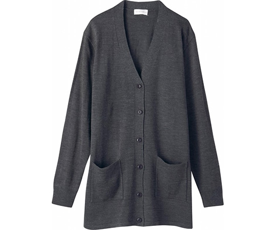 WHISEL（自重堂） カーディガン グレー M WH90219 1枚（ご注文単位1枚）【直送品】