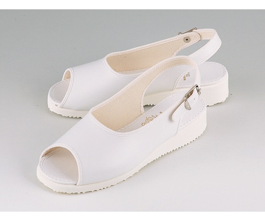 マリアンヌ製靴 ナースシューズ ホワイト 26.0cm No.1 1足（ご注文単位1足）【直送品】