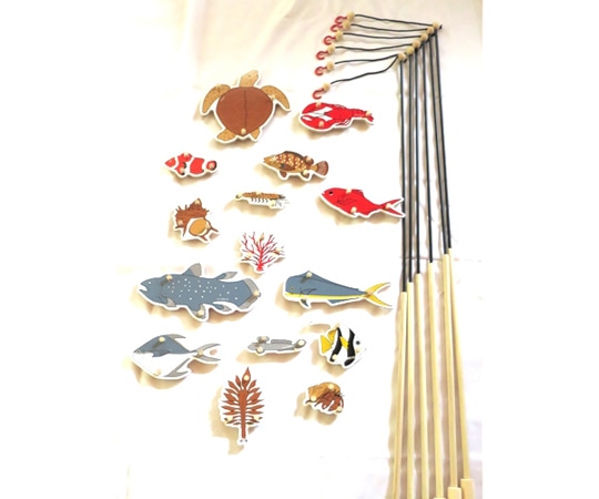 スマイルファクトリー 釣りっこ6 魚15種・竿6本 SF042 1セット（ご注文単位1セット）【直送品】