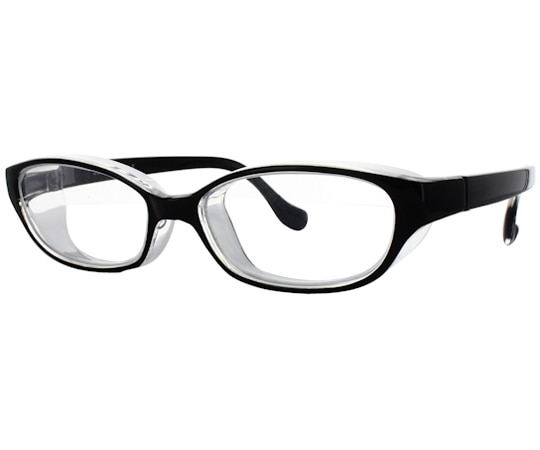 名古屋眼鏡 花粉対策メガネ スカッシースタイル レギュラー ブラック 8732-01 1本（ご注文単位1本）【直送品】