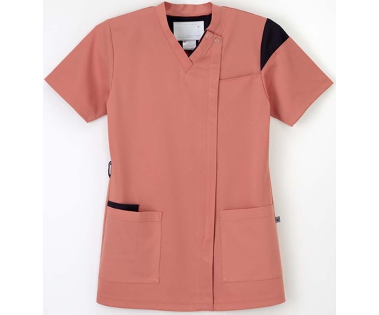 ナガイレーベン 男女兼用スクラブ ピンク BL RF-5472 1枚（ご注文単位1枚）【直送品】