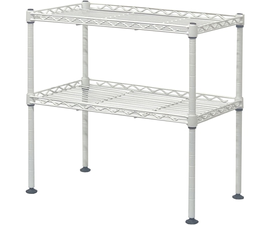 エイ・アイ・エス ミニラック 14φ 2段 ホワイト KSMN-2D WH 1個（ご注文単位1個）【直送品】