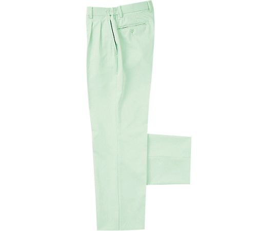 KAZEN メンズスラックス ミントグリーン S 252-22 S 1枚（ご注文単位1枚）【直送品】