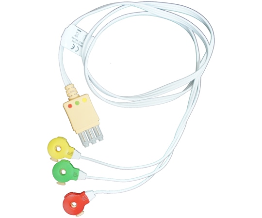 ビットストロング BSディスポーザブルECGリード線 Philips心電計用 3線 IECカラー 5個入 EDGD040P3I 1袋（ご注文単位1袋）【直送品】