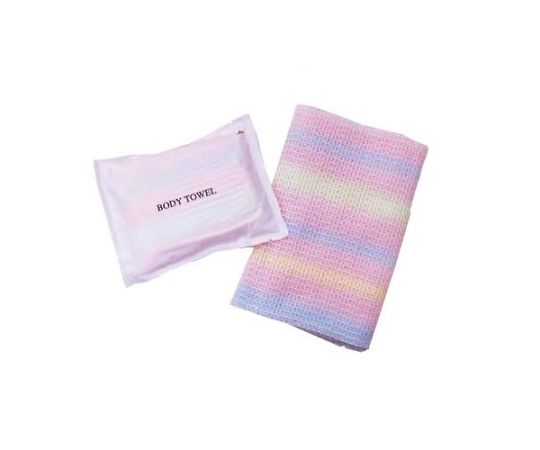 三和 ソフトボディタオル 虹色 600個入 BT-1890-1R-N 1箱（ご注文単位1箱）【直送品】