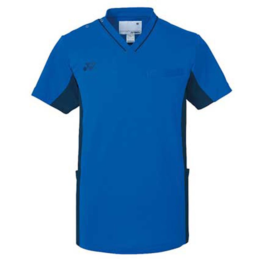 YONEX（トンボ） スクラブ ブラストブルー L（身丈72cm） CY800-76 L 1枚（ご注文単位1枚）【直送品】