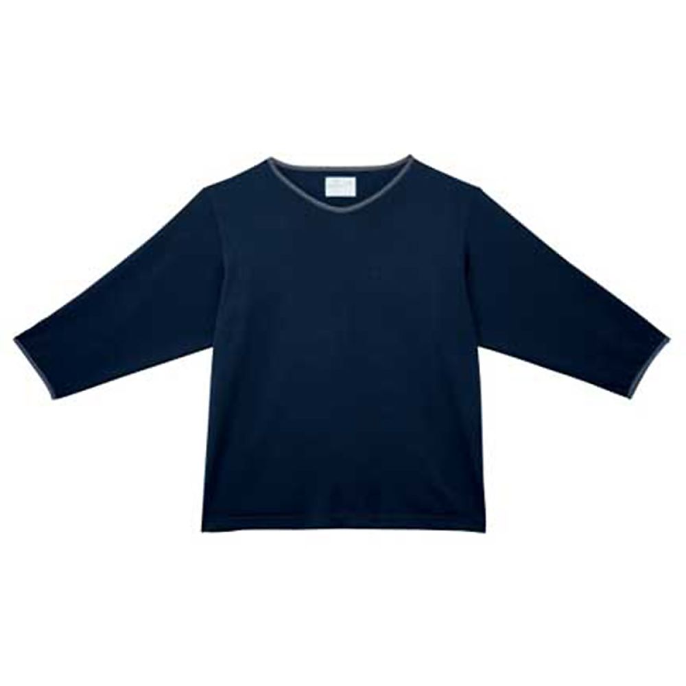 KIRAKU（トンボ） メンズ検診用シャツ ネイビー BL（身丈74cm） CR847-88 BL 1枚（ご注文単位1枚）【直送品】