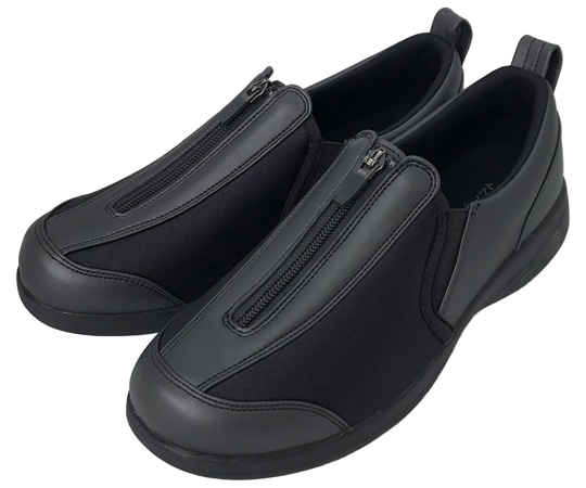 アスティコ 介護シューズ すたこらさんソフト晴66 ブラック 24.0/24.5cm  1足（ご注文単位1足）【直送品】