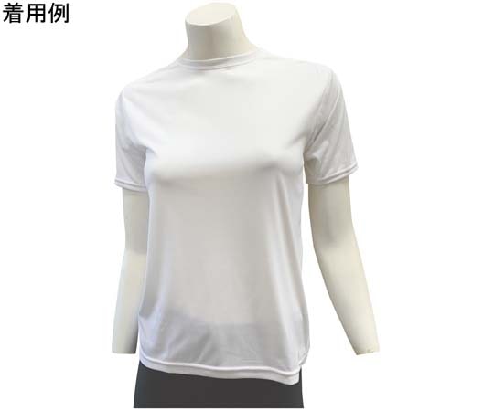 ワンポイント ベーシックTシャツ レディース 半袖 ホワイト LL 96921-white-LL 1個（ご注文単位1個）【直送品】