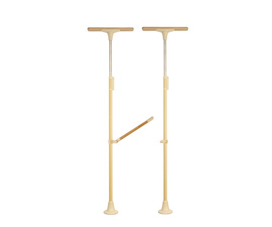 DIPPERホクメイ ベスポジBPZ Tベース レギュラーH型 木手すり 跳ね上げ600 セット BPZ-H2200-50 1個（ご注文単位1個）【直送品】