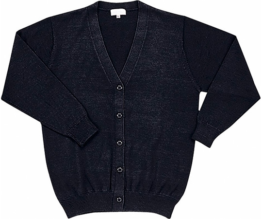 WHISEL（自重堂） カーディガン ブラック M WH90019 1枚（ご注文単位1枚）【直送品】