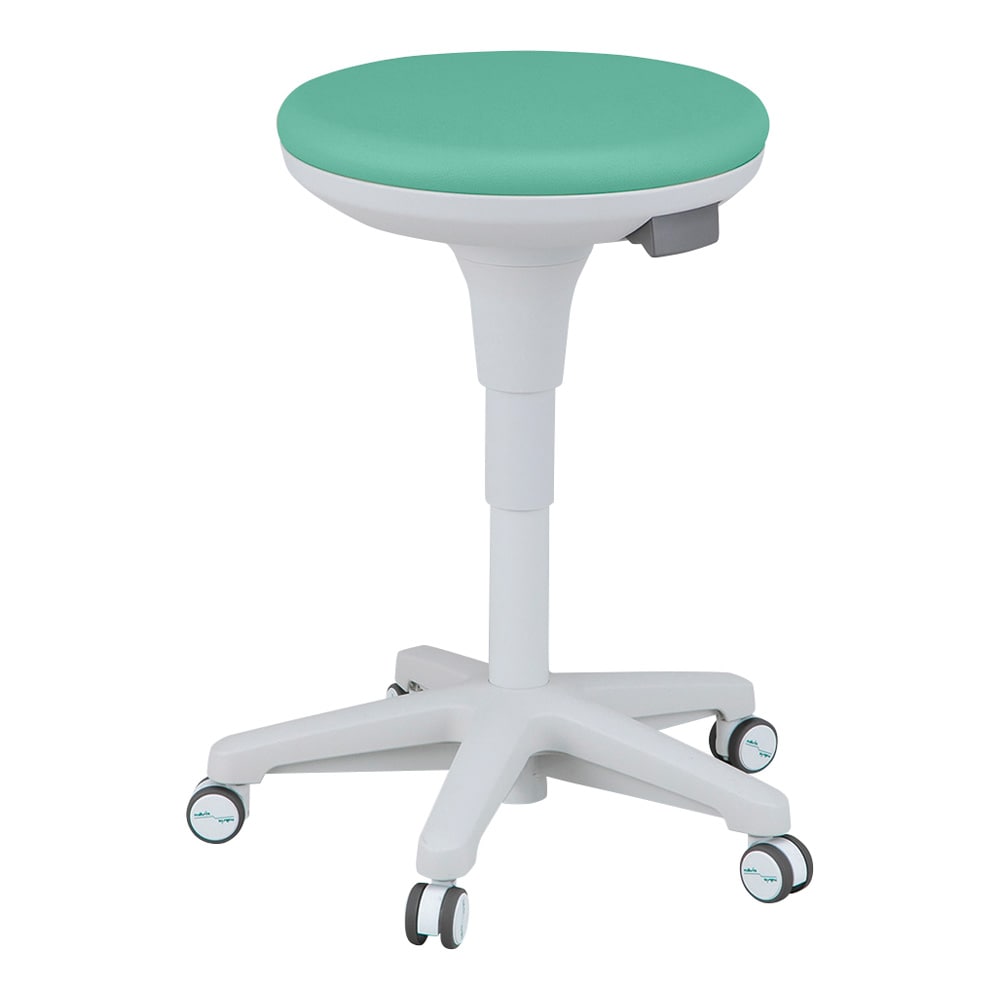 ナビス（アズワン） サスティナブルセレクトチェア（キャスター仕様）グリーン NVHC-GRN 1個（ご注文単位1個）【直送品】