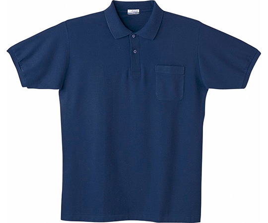 WHISEL（自重堂） 半袖ポロシャツ ネービー S 24414 1枚（ご注文単位1枚）【直送品】