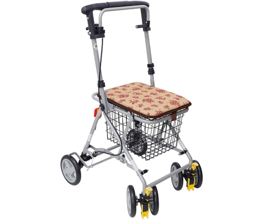 島製作所 シルバーカー Benriベンリー フローラルBE  1個（ご注文単位1個）【直送品】