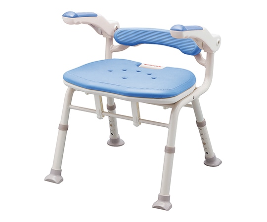 アロン化成 折りたたみシャワーベンチ （ISフィット・骨盤サポート） ブルー 536-116  1台（ご注文単位1台）【直送品】