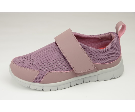 マリアンヌ製靴 ストレッチニットシューズ パープル M（23.0~23.5cm） W750 1足（ご注文単位1足）【直送品】