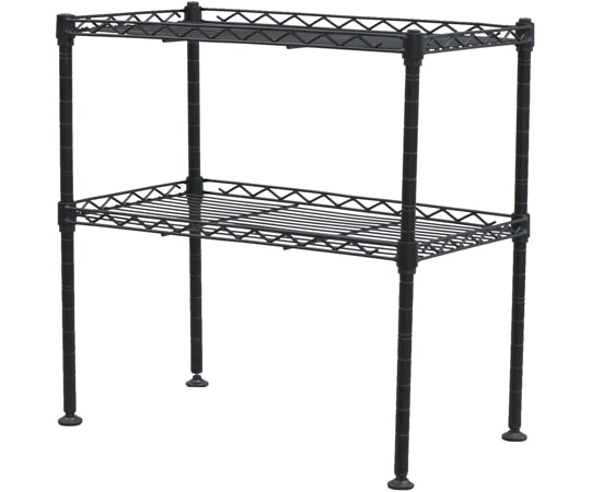 エイ・アイ・エス ミニラック 14φ 2段 ブラック KSMN-2D BK 1個(ご注文単位1個)【直送品】