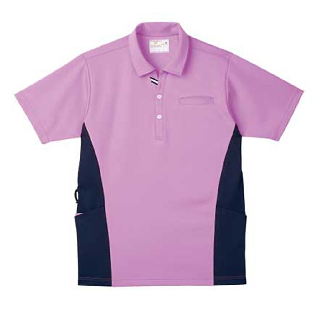 KIRAKU（トンボ） ケアワークシャツ モーベット L（身丈73cm） CR173-82 L 1枚（ご注文単位1枚）【直送品】