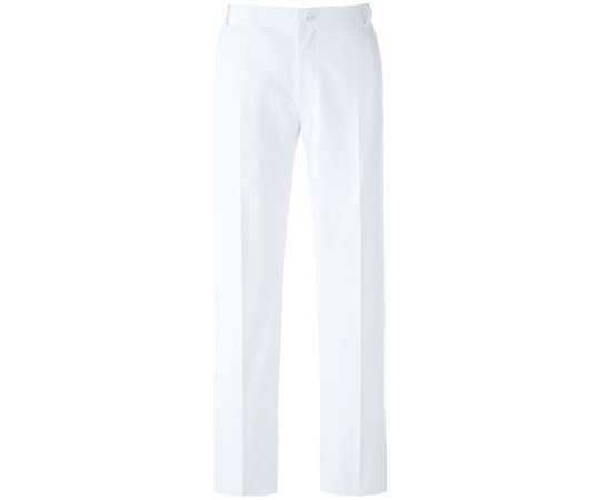 ミドリ安全 作業服 メディカルウェア ベルデクセル メンズ ノータックパンツ VEMG50下 ホワイト Lサイズ VEMG50-SITA-L 1着(ご注文単位1着)【直送品】