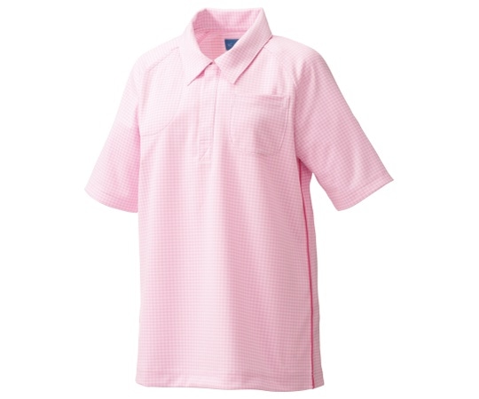 KAZEN ニットシャツ ピンク SS APK234-13 SS 1枚（ご注文単位1枚）【直送品】