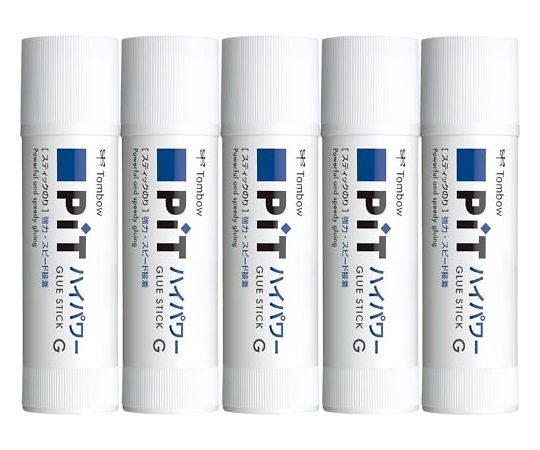 トンボ鉛筆 スティックのりピットハイパワーG 約40g 5本 HCA-531AS 1パック(ご注文単位1パック)【直送品】