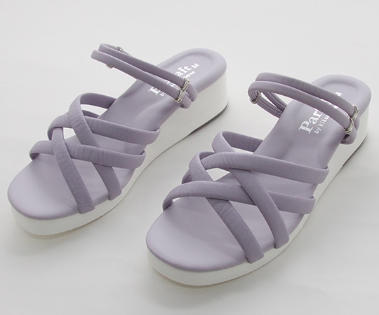 キクスイーサンダル マルチストラップ2WAYサンダル パープル S（21.5~22.0cm） 106841 1足（ご注文単位1足）【直送品】