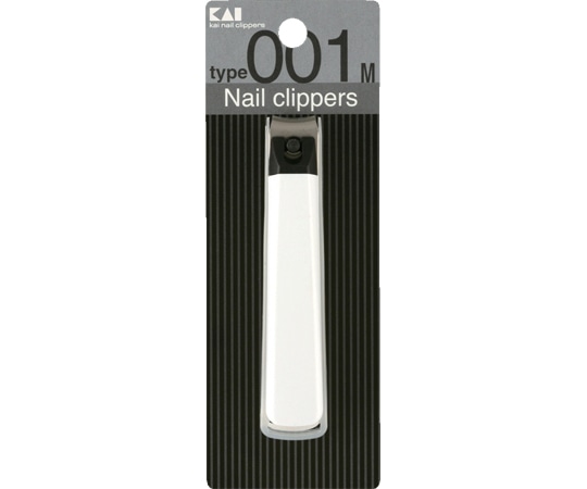 貝印 Nail Clippers ツメキリ type001M 白 KE0122 1個（ご注文単位1個）【直送品】