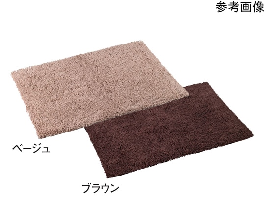 テラモト Ag+快適バスマット ベージュ 600×900mm MR-148-140-0 1枚（ご注文単位1枚）【直送品】