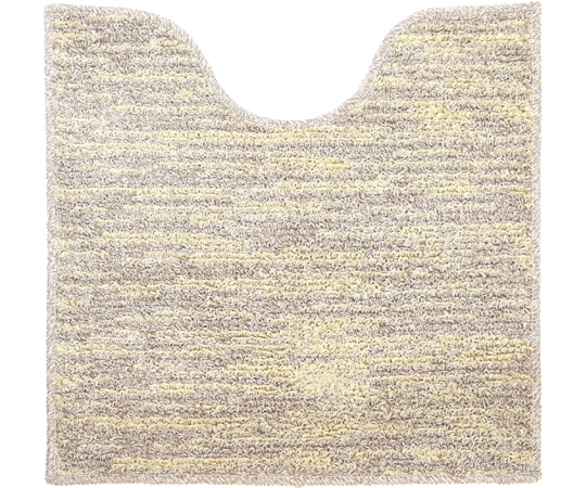 三愛繊維 ストローク コットン×リネン トイレマット ベージュ 60×60cm 1個(ご注文単位1個)【直送品】