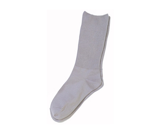 神戸生絲 ふくらはぎ楽らくすべり止めソックス 婦人 春夏用 ミドルグレー 3957 ミドルグレー 1足（ご注文単位1足）【直送品】