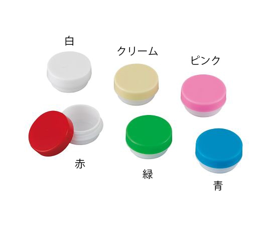 馬野化学容器 UG軟膏壺（滅菌） 6mL 赤 100個入 3-51 1ケース（ご注文単位1ケース）【直送品】