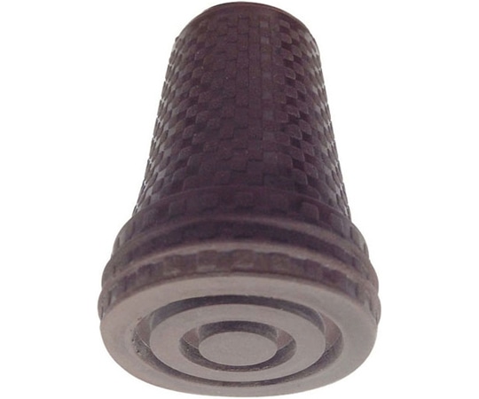 島製作所 杖ゴムキャップ 12mm 1セット（2個入） ブラウン  1セット（ご注文単位1セット）【直送品】