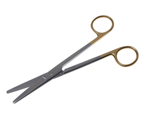 日本フリッツメディコ T/Cメーヨ剪刀 14.5cm 直 B022-014X 1個（ご注文単位1個）【直送品】