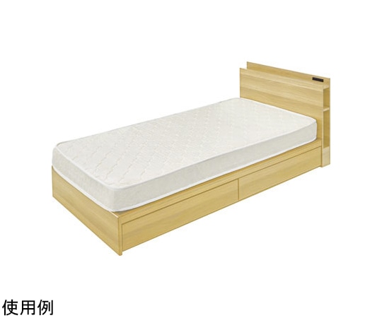 東谷 引き出し付ベッド ナチュラル B-91S-NA 1個（ご注文単位1個）【直送品】