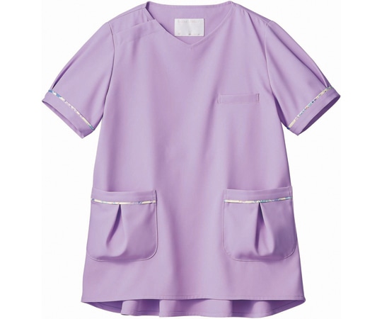 住商モンブラン スクラブ レディス 半袖 ラベンダー/アメリ ブルー LL LW602-83 LL 1枚（ご注文単位1枚）【直送品】