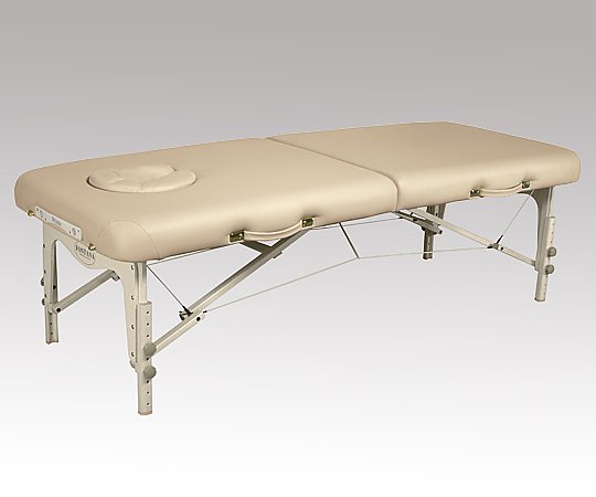 アズワン 折りたたみベッド 630×1820×450~650mm ベージュ NPS25B 1台（ご注文単位1台）【直送品】