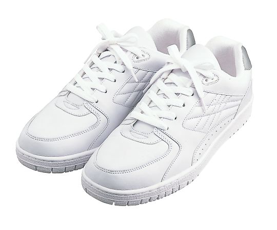 KAZEN スニーカー 白 26.0cm MX121 26.0cm 1足(ご注文単位1足)【直送品】