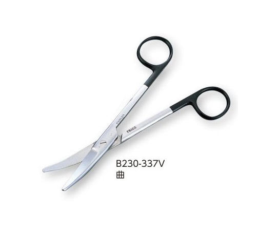 日本フリッツメディコ 剪刀（スーパー・メーヨー剪刀） 曲 170mm B230-337V 1本（ご注文単位1本）【直送品】