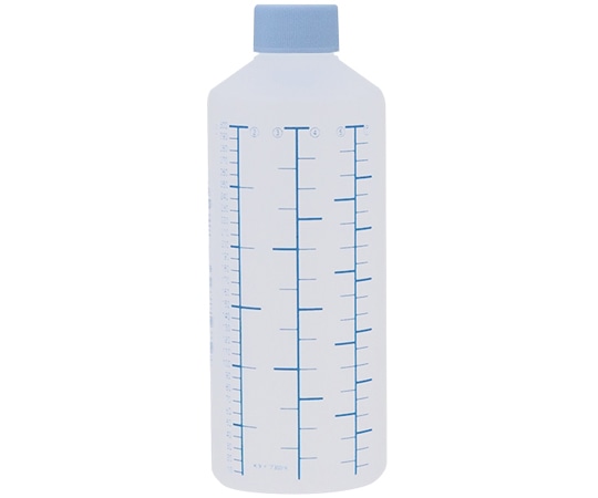 金鵄製作所 K投薬瓶 300mL ノーマルキャップ（スカイブルー:水） 青色目盛 50本入 20240-025 1箱（ご注文単位1箱）【直送品】