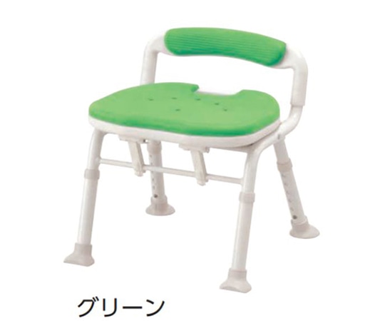 アロン化成 コンパクト折りたたみシャワーベンチ IC(「骨盤サポート」タイプ) グリーン 536-386 1個(ご注文単位1個)【直送品】