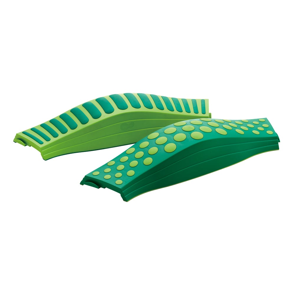 マスセット ウェイブバランス平均台 グリーン 8本入 93367  1セット（ご注文単位1セット）【直送品】