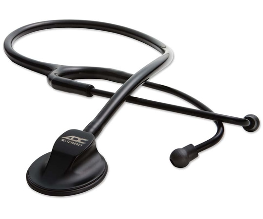 ユーメド貿易 ADスコープ プラチナムクリニシャンステトスコープ オールブラックエディション AD715ABK 1本（ご注文単位1本）【直送品】