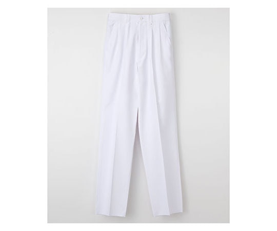 ナガイレーベン 男子スラックス ホワイト BL KES5163 1枚(ご注文単位1枚)【直送品】