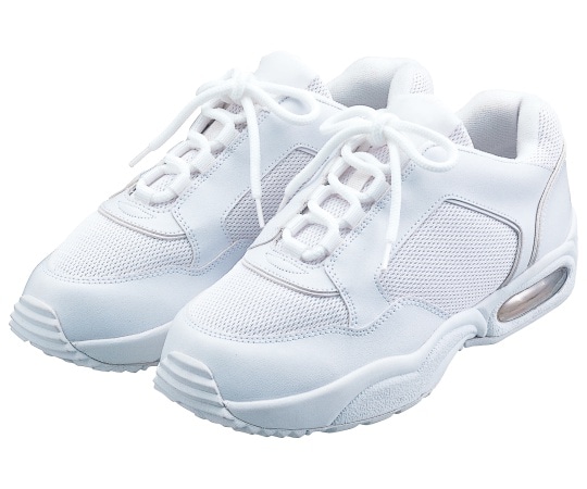 KAZEN スニーカー 白 23.0cm MX135 23.0cm 1足（ご注文単位1足）【直送品】