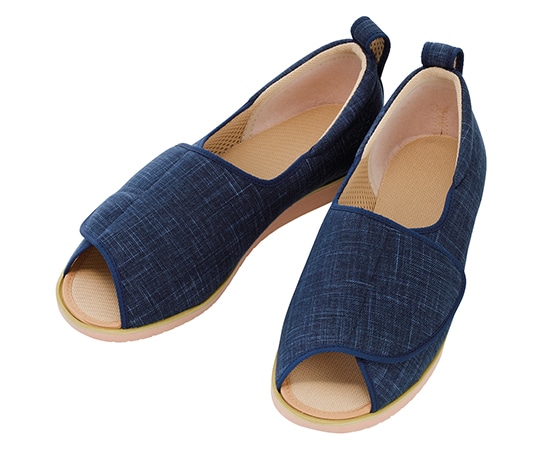 徳武産業 オープン和（なごみ）3E 片足 左のみ 紺 S 1026 1個（ご注文単位1個）【直送品】