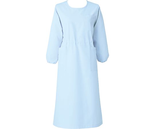 KAZEN 予防衣 七分袖 サックス S 140-31 S 1枚（ご注文単位1枚）【直送品】