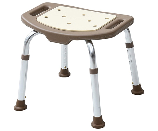 山善(YAMAZEN) コンフォート シャワースツール ブラウン/ベージュ YS-7001SN(BR/BE) 1台(ご注文単位1台)【直送品】