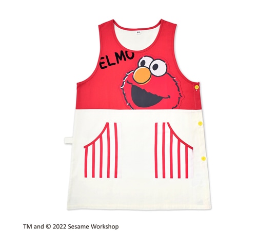 セントレディス セサミストリート エプロン エルモ レッド ST-IS0001 1枚（ご注文単位1枚）【直送品】