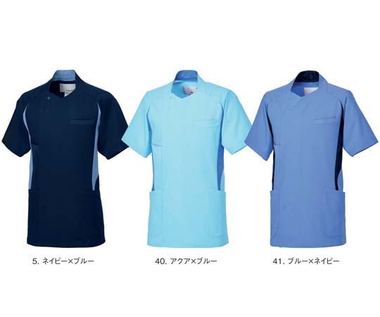 ルコックスポルティフ メンズジャケット 5 ネイビー×ブルー 5L UQM1101 1枚（ご注文単位1枚）【直送品】